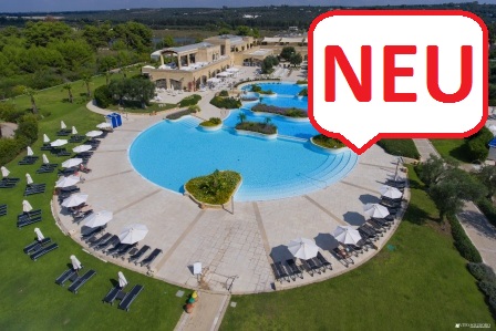 Die Ferienanlage Vivosa Resort in Apulien am Meer